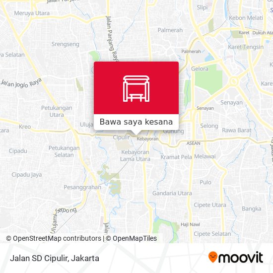 Peta Jalan SD Cipulir