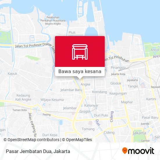 Peta Pasar Jembatan Dua