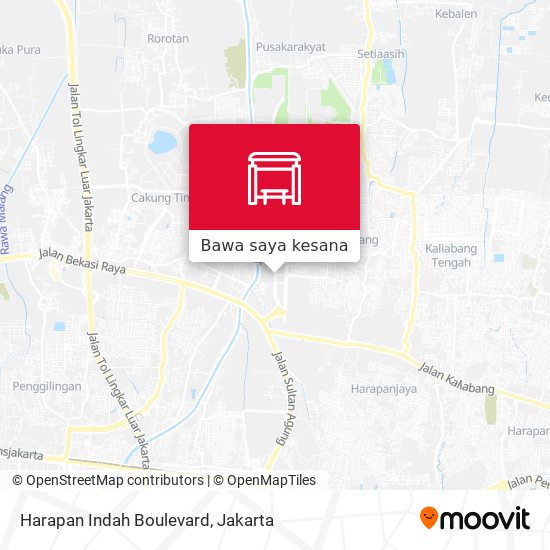 Peta Harapan Indah Boulevard