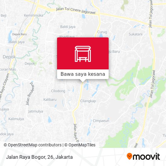 Peta Jalan Raya Bogor, 26