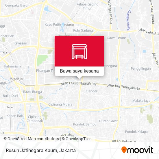 Peta Rusun Jatinegara Kaum