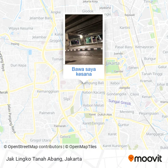 Peta Jak Lingko Tanah Abang