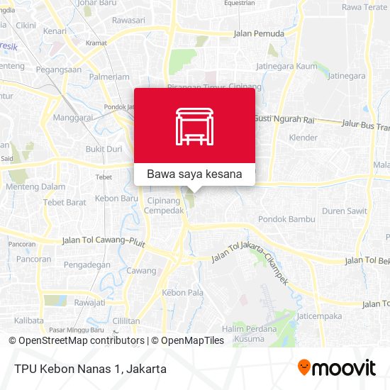 Peta TPU Kebon Nanas 1