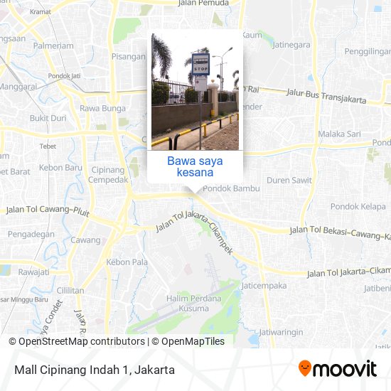 Peta Mall Cipinang Indah 1