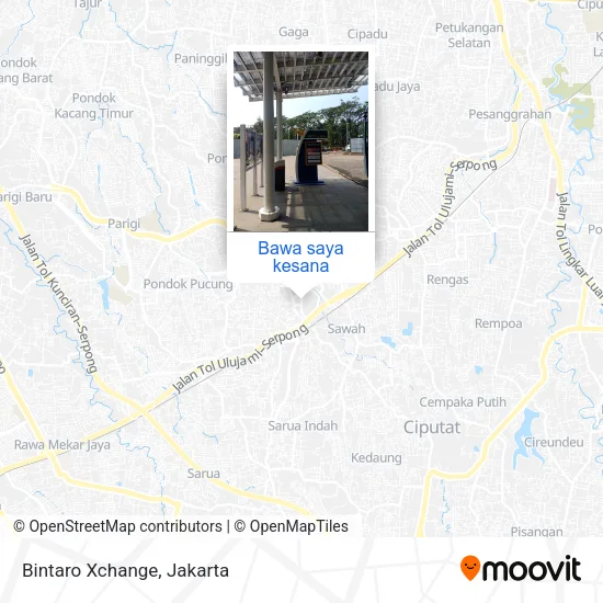 Peta Bintaro Xchange