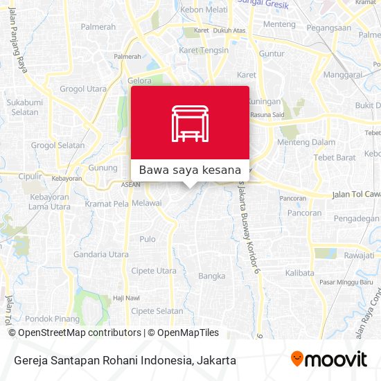 Peta Gereja Santapan Rohani Indonesia