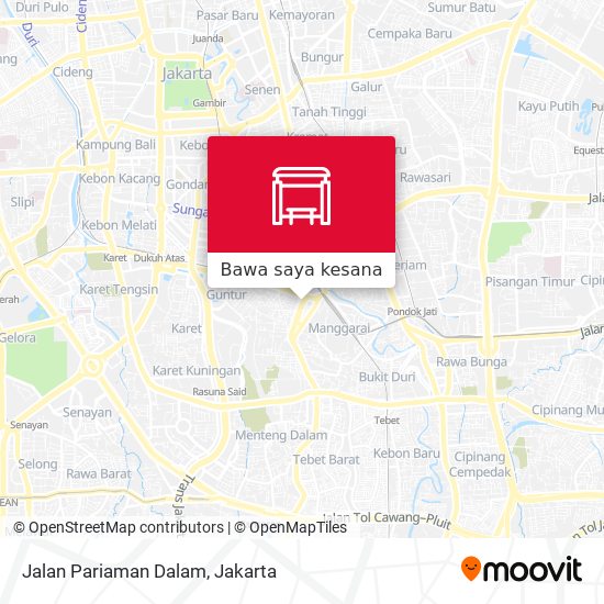 Peta Jalan Pariaman Dalam