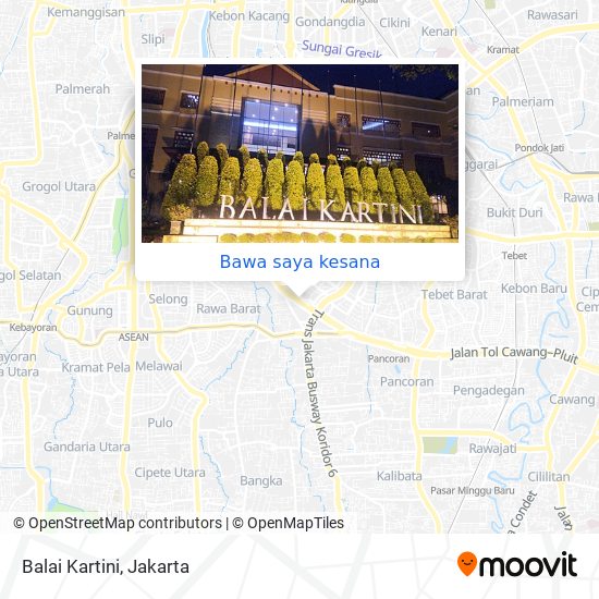 Peta Balai Kartini