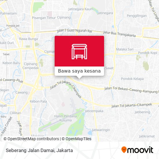 Peta Seberang Jalan Damai