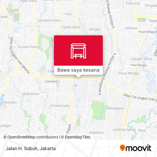 Peta Jalan H. Subuh