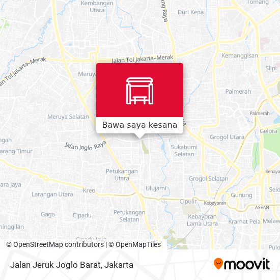 Peta Jalan Jeruk Joglo Barat