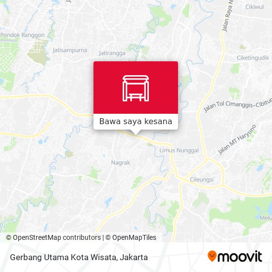 Peta Gerbang Utama Kota Wisata