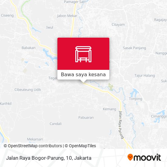 Peta Jalan Raya Bogor-Parung, 10