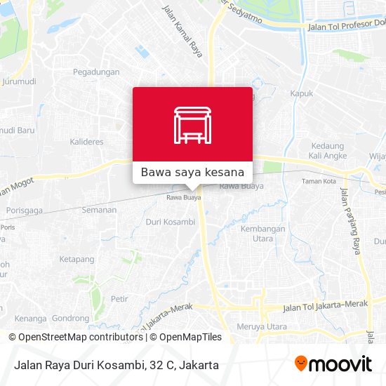 Peta Jalan Raya Duri Kosambi, 32 C