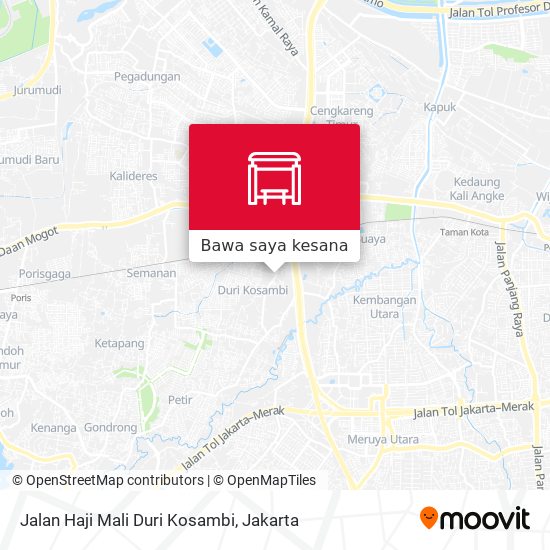 Peta Jalan Haji Mali Duri Kosambi