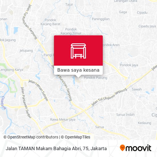 Peta Jalan TAMAN Makam Bahagia Abri, 75