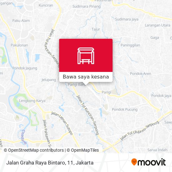 Peta Jalan Graha Raya Bintaro, 11