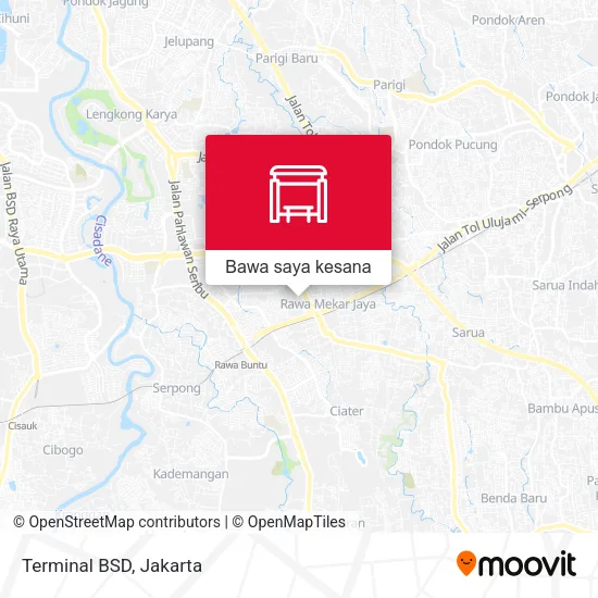 Peta Terminal BSD