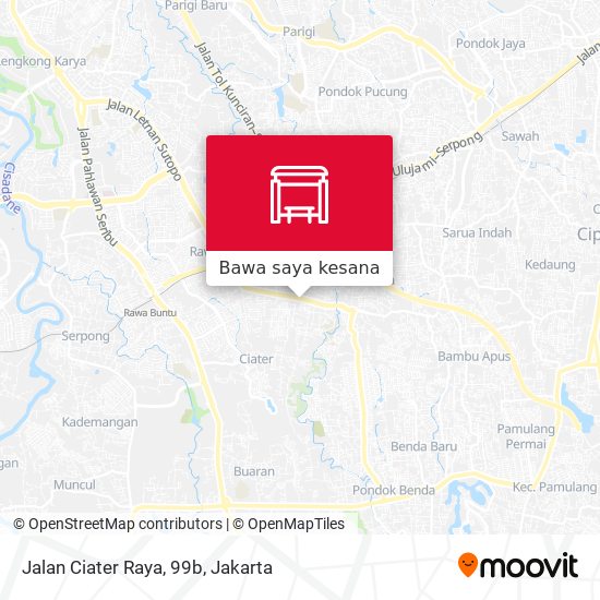 Peta Jalan Ciater Raya, 99b