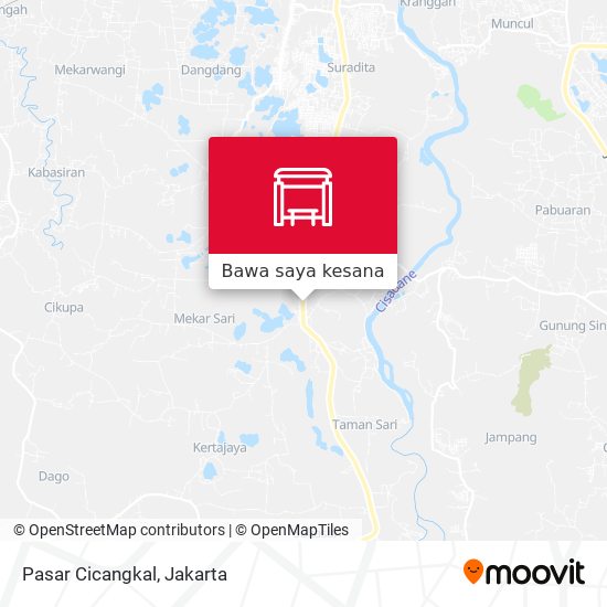 Peta Pasar Cicangkal