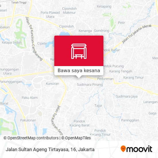 Peta Jalan Sultan Ageng Tirtayasa, 16