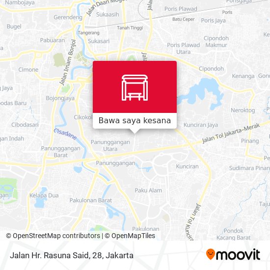 Peta Jalan Hr. Rasuna Said, 28