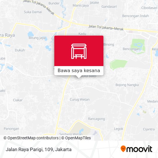 Peta Jalan Raya Parigi, 109
