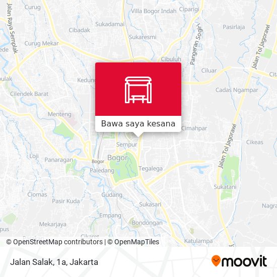 Peta Jalan Salak, 1a