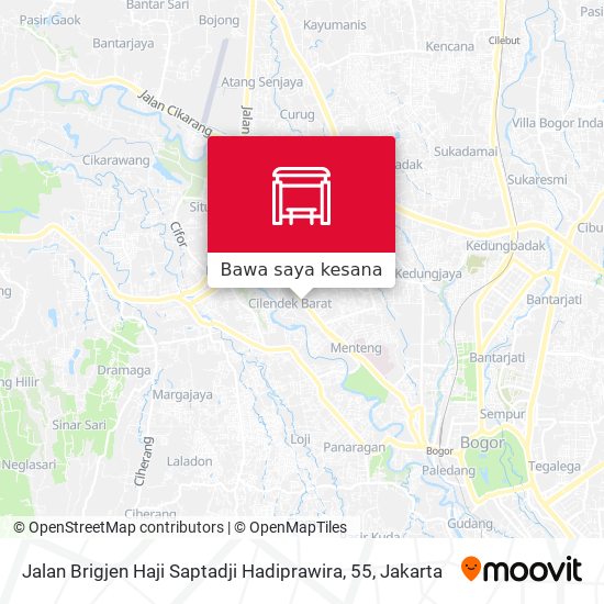 Peta Jalan Brigjen Haji Saptadji Hadiprawira, 55