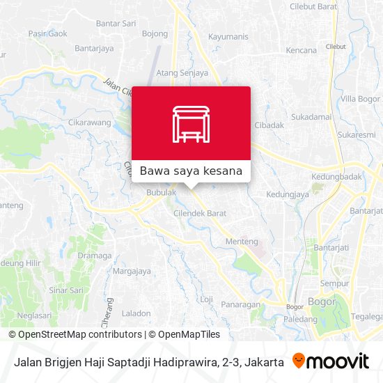 Peta Jalan Brigjen Haji Saptadji Hadiprawira, 2-3