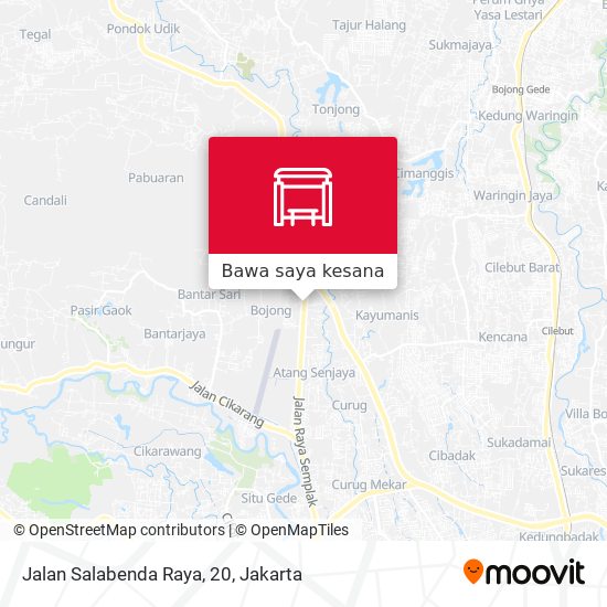 Peta Jalan Salabenda Raya, 20