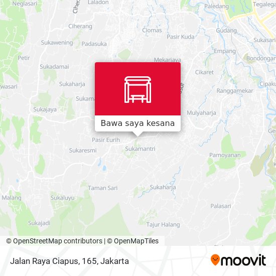 Peta Jalan Raya Ciapus, 165