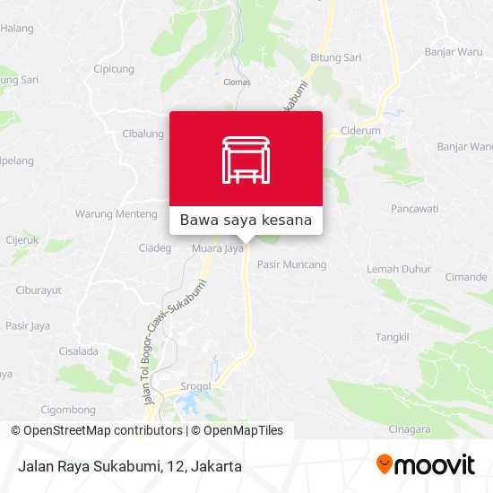 Peta Jalan Raya Sukabumi, 12