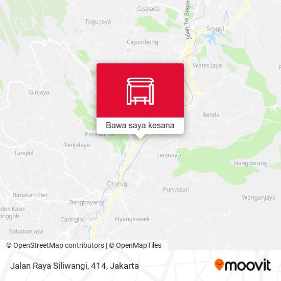 Peta Jalan Raya Siliwangi, 414