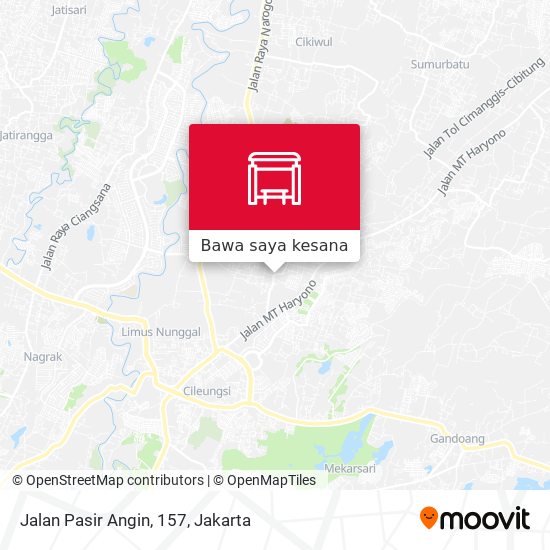 Peta Jalan Pasir Angin, 157