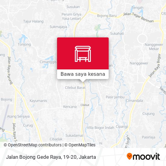 Peta Jalan Bojong Gede Raya, 19-20
