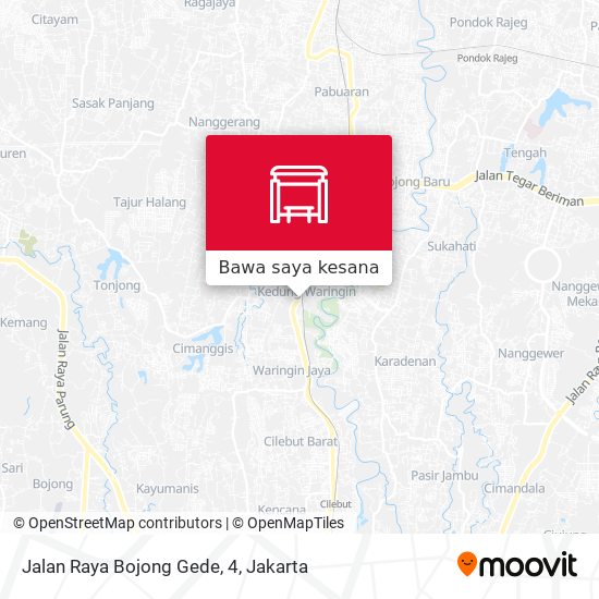 Peta Jalan Raya Bojong Gede, 4