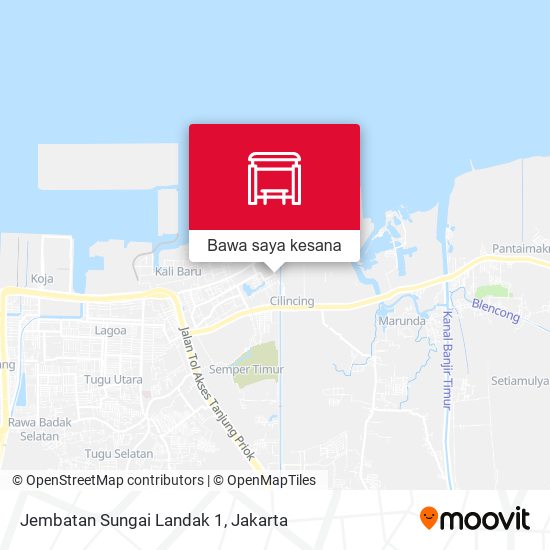 Peta Jembatan Sungai Landak 1