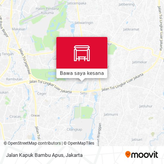 Peta Jalan Kapuk Bambu Apus