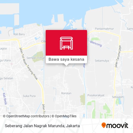 Peta Seberang Jalan Nagrak Marunda