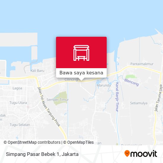 Peta Simpang Pasar Bebek 1