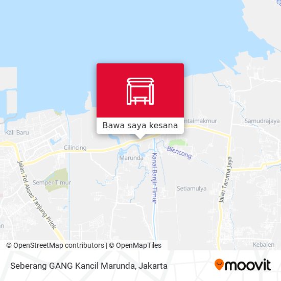 Peta Seberang GANG Kancil Marunda