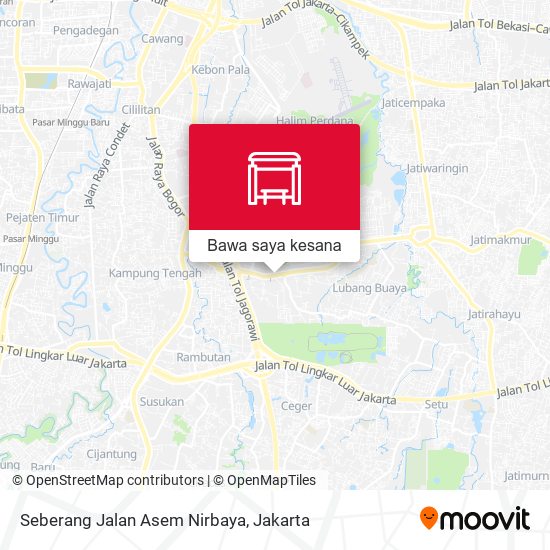 Peta Seberang Jalan Asem Nirbaya