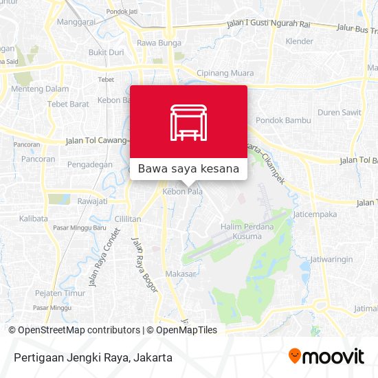Peta Pertigaan Jengki Raya
