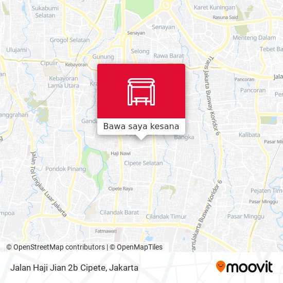 Peta Jalan Haji Jian 2b Cipete