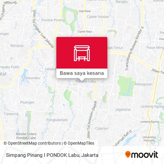 Peta Simpang Pinang I PONDOK Labu