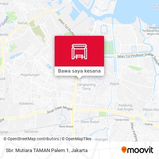 Peta Sbr. Mutiara TAMAN Palem 1