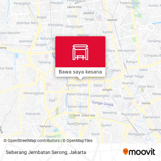 Peta Seberang Jembatan Serong