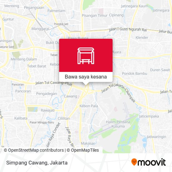 Peta Simpang Cawang