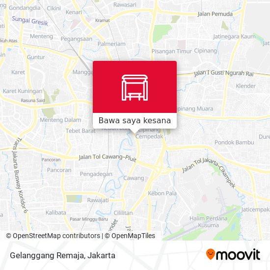 Peta Gelanggang Remaja